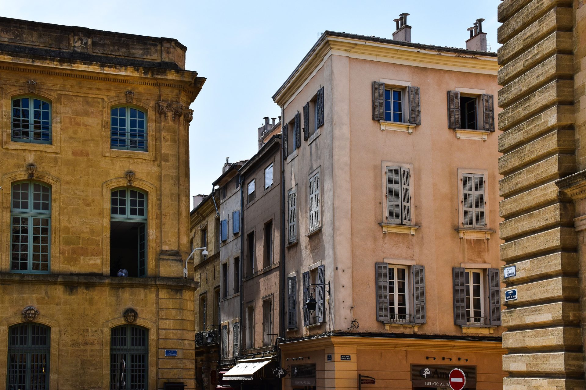 Rue typique d'Aix-en-Provence